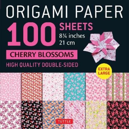 Origami Paper 100 sheets Cherry Blossoms 8 1/4″ (21 cm)