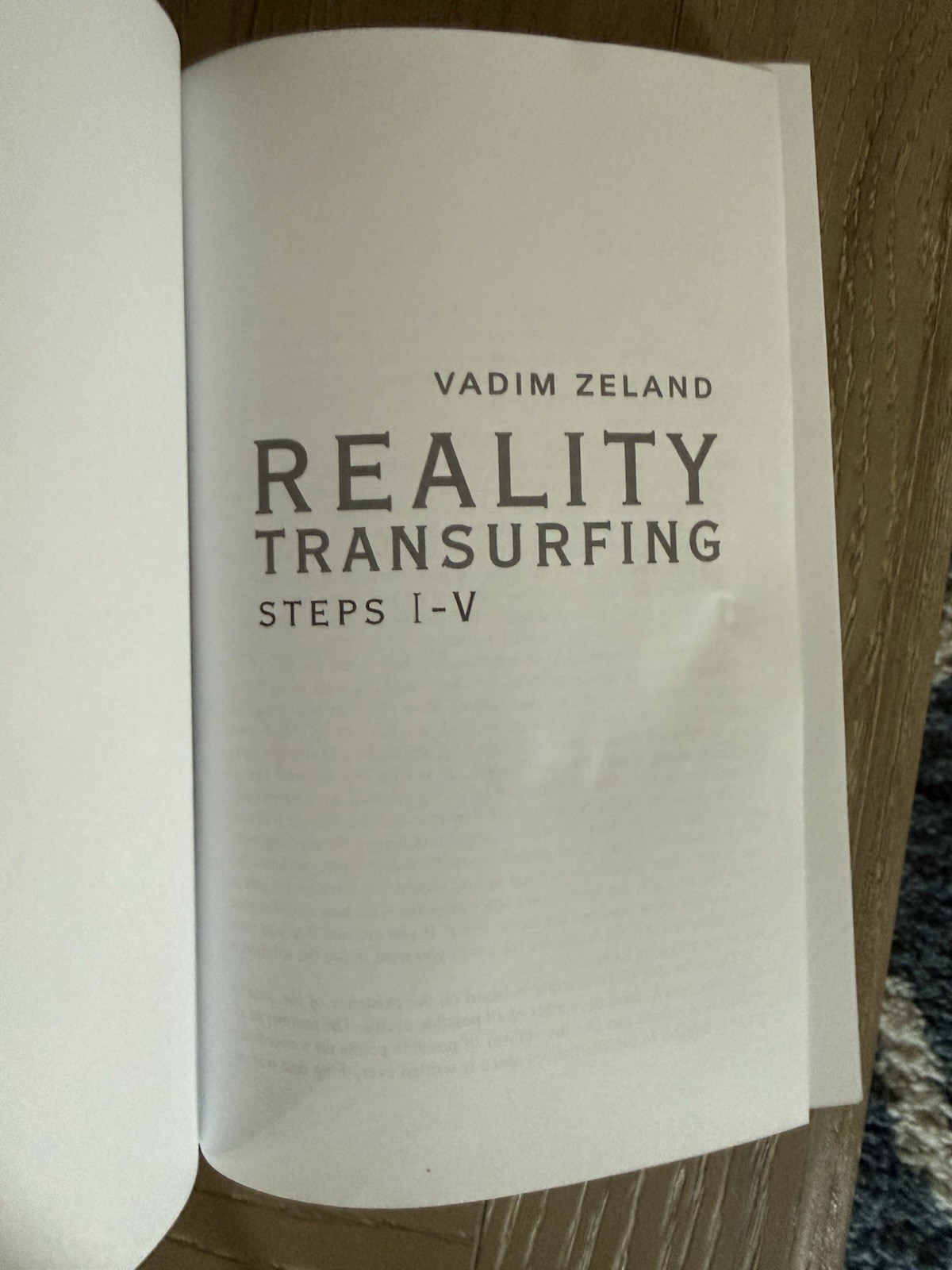 Reality Transurfing. Steps I-V by Vadim Zeland (2025 Hardcover)
