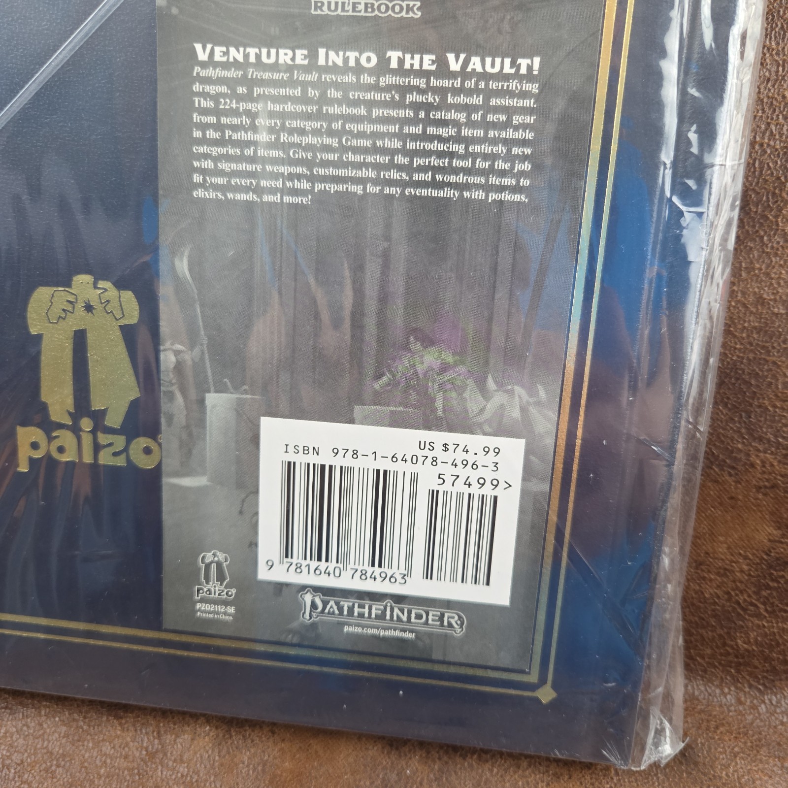 Pathfinder RPG Treasure Vault 2nd Ed 2E Special Edition Hardcover PZ02112-SE