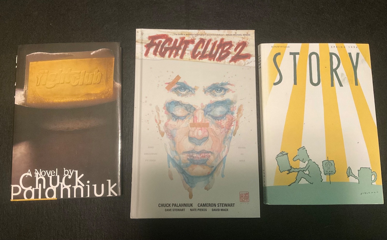 Chuck Palahniuk Book Lot, includes Fight Club