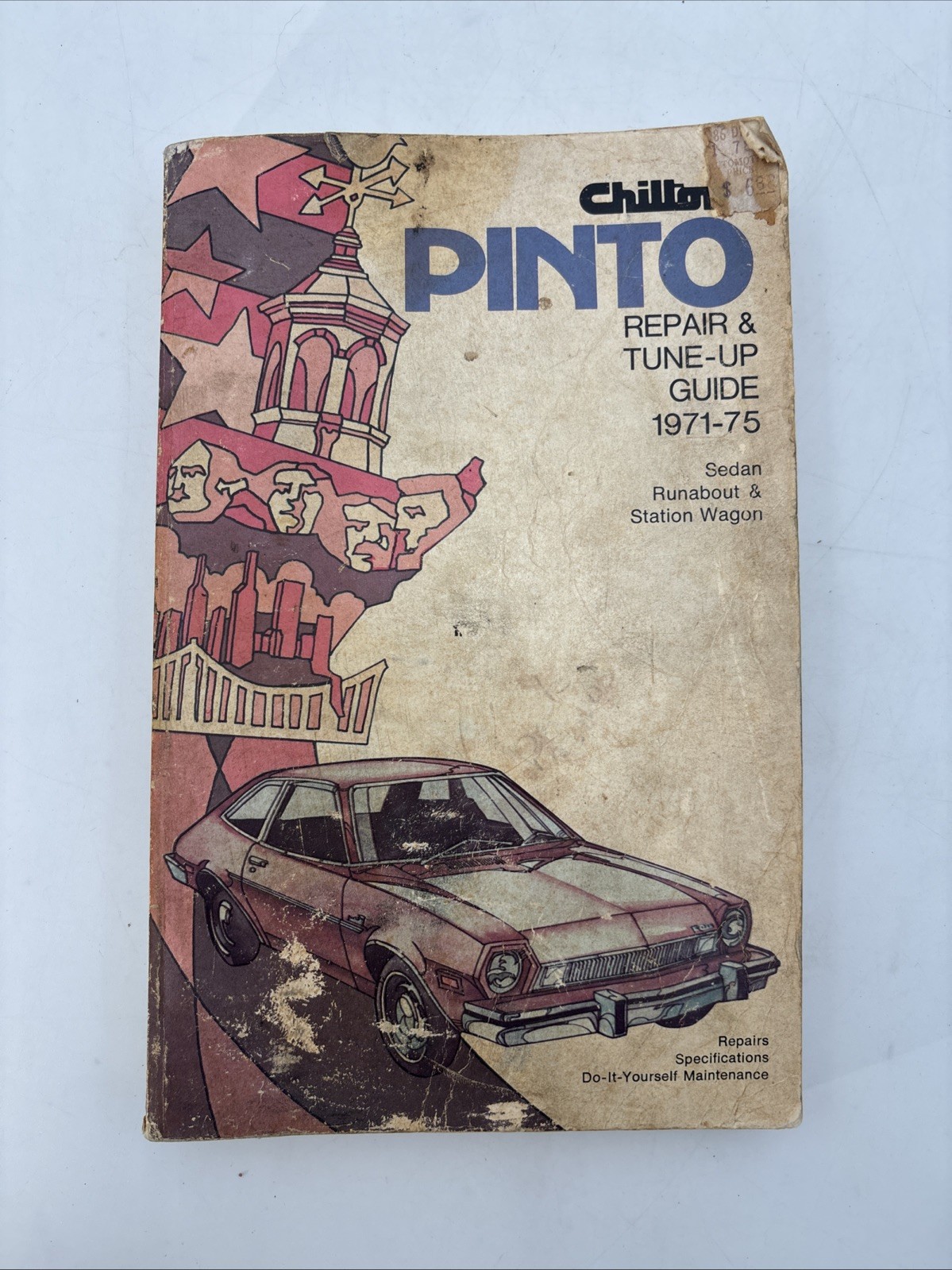 Vintage 1974 Chilton’s 6207 1971-75 Pinto Repair & Tune-Up Guide Second Edition