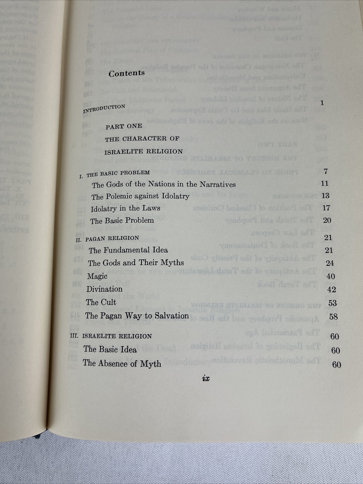THE RELIGION OF ISRAEL, By Yehezkel Kaufmann – Hardcover with Dust Jacket -1960