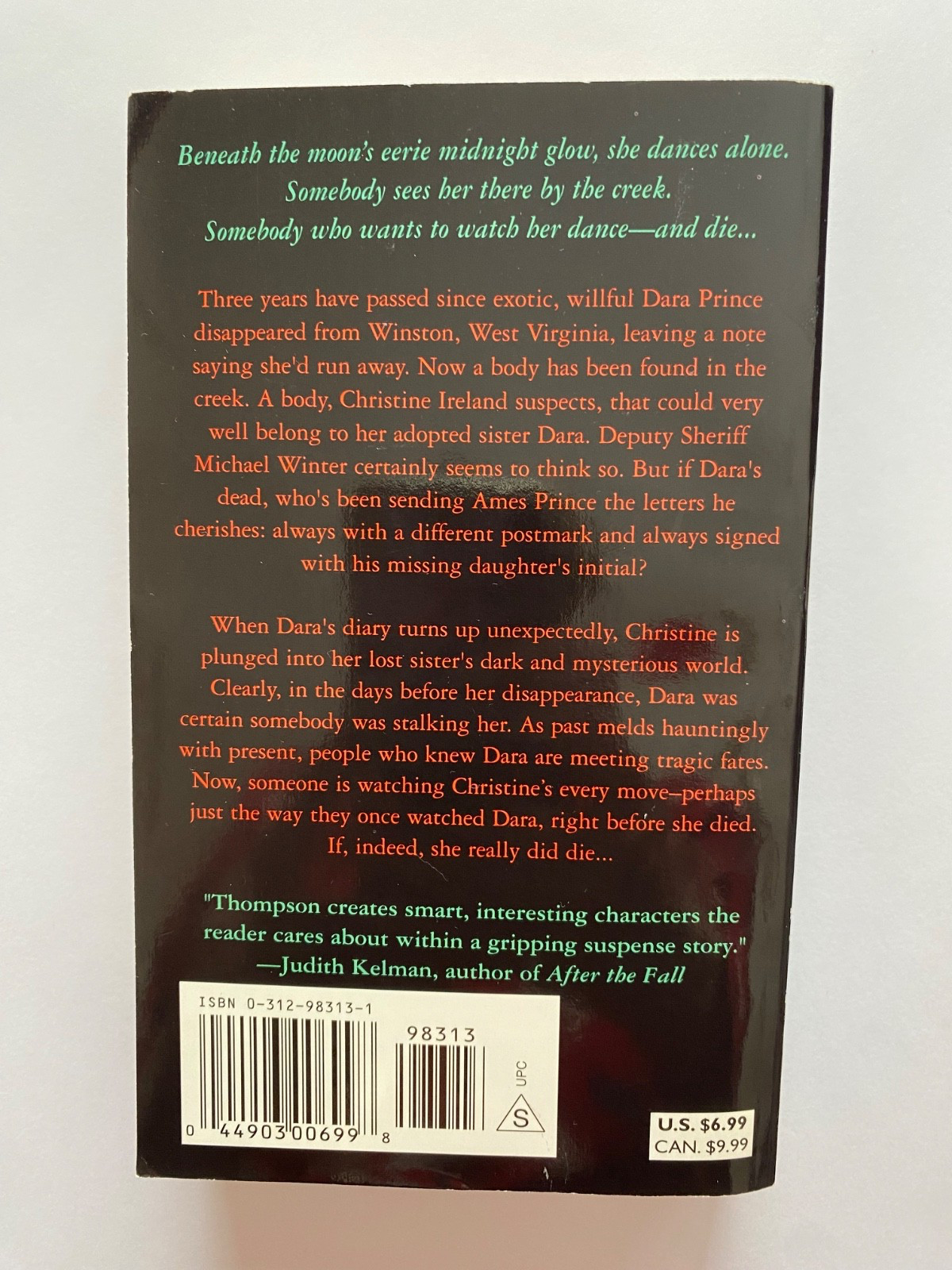 IF SHE SHOULD DIE by Carlee Thompson 422 pages a suspenseful mystery novel