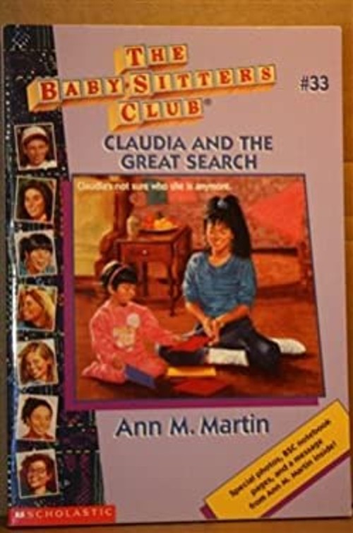 Claudia and the Great Search Paperback Ann M. Martin