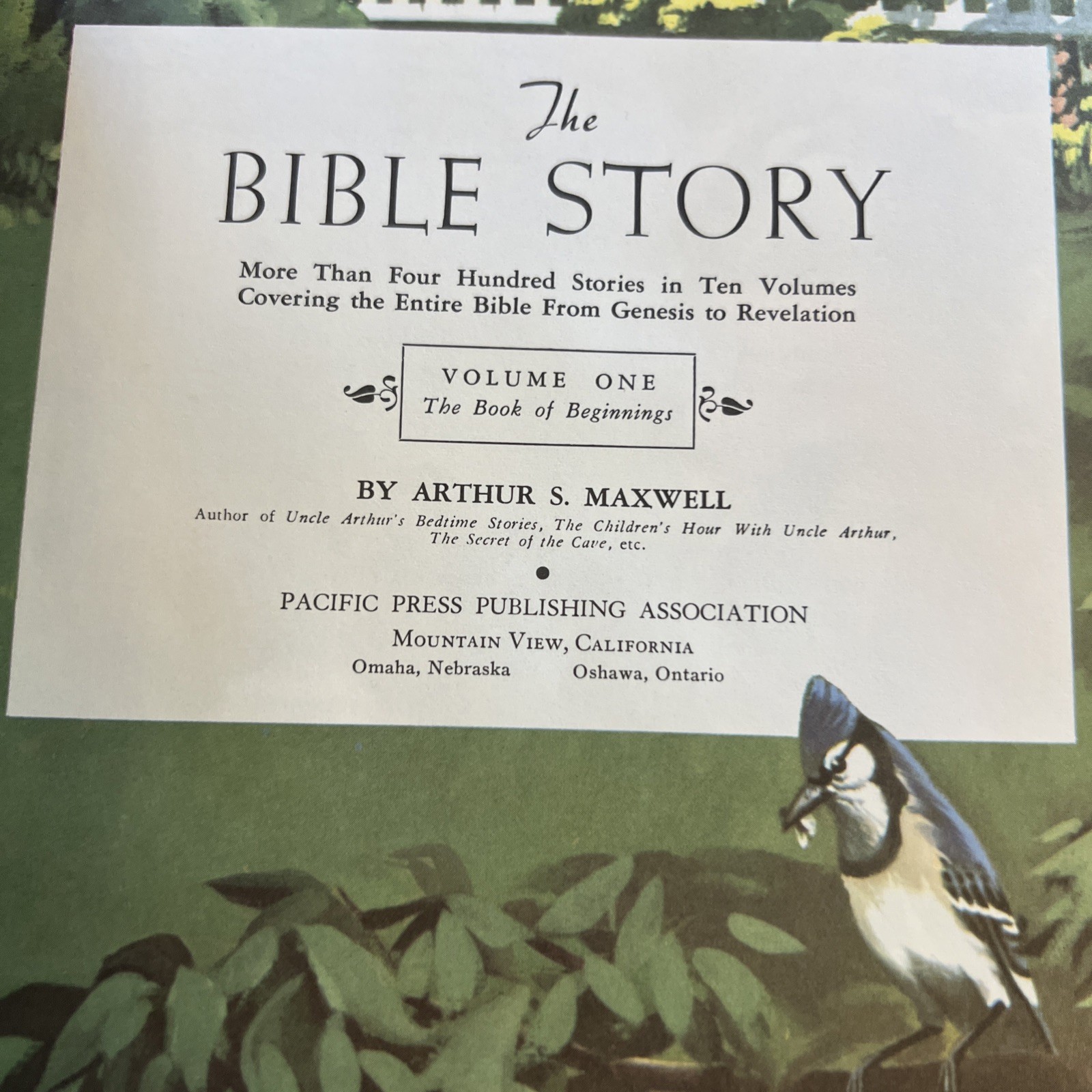 Vintage 1953 The Bible Story, Vol. 1- Arthur S. Maxwell – Hardcover
