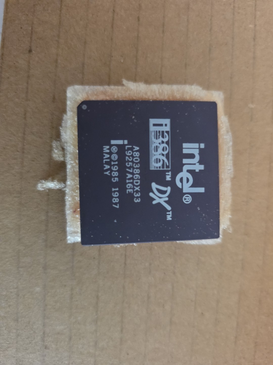 INTEL i386 DX A80386DX Processor