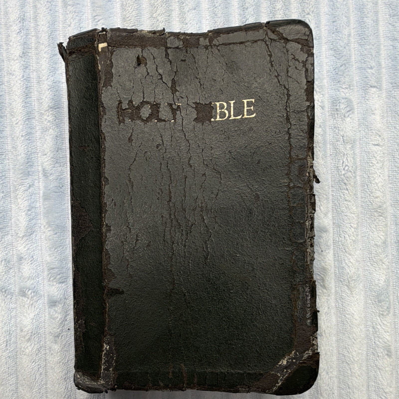 Holy Bible King James Version: Standard Size Leather Black