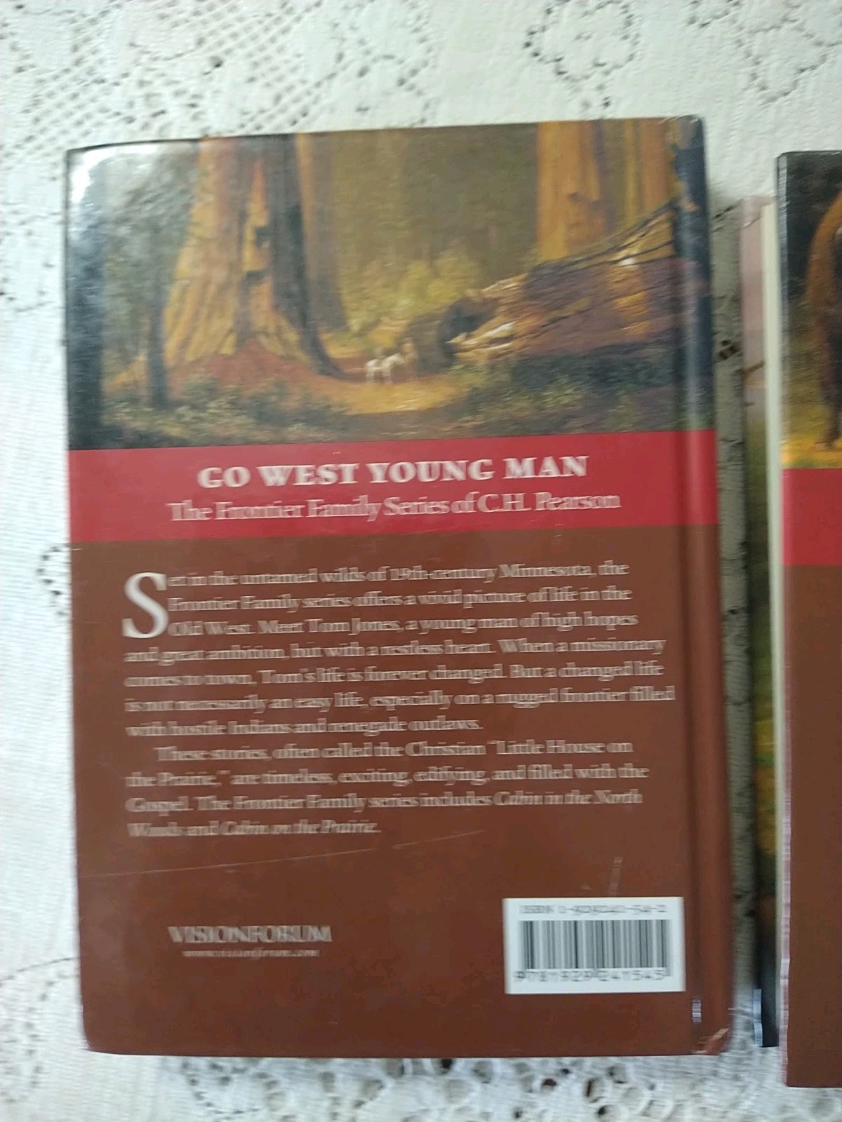 Cabin on the Prairie/Cabin in the Northwoods C. H. Pearson Hardcover EXCELLENT