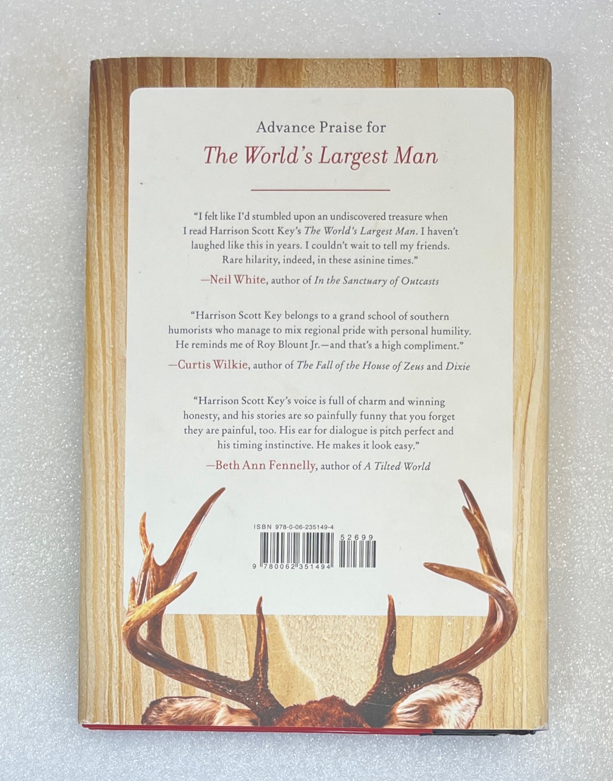 The World’s Largest Man : A Memoir SIGNED by Harrison Scott Key (2015, Hardcover