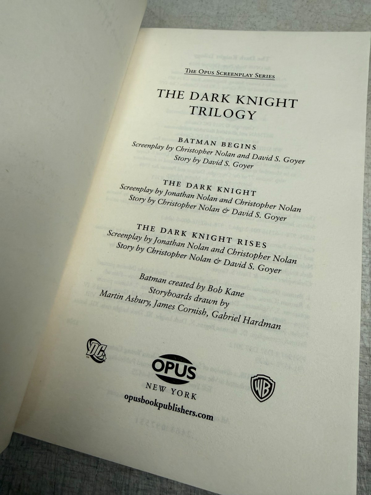 The Dark Knight Trilogy : The Complete Screenplays by Christopher Nolan…