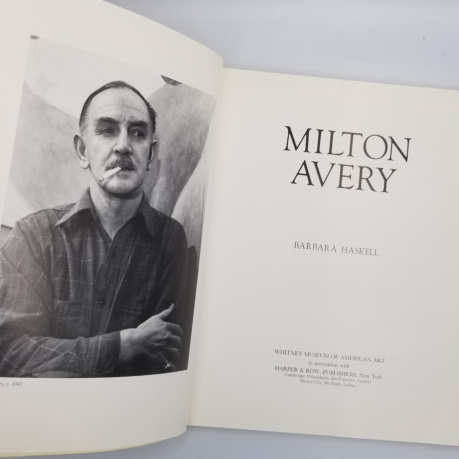 Milton Avery 1982 Whitney Exhibition Catalog 1st Ed – Press Release Included