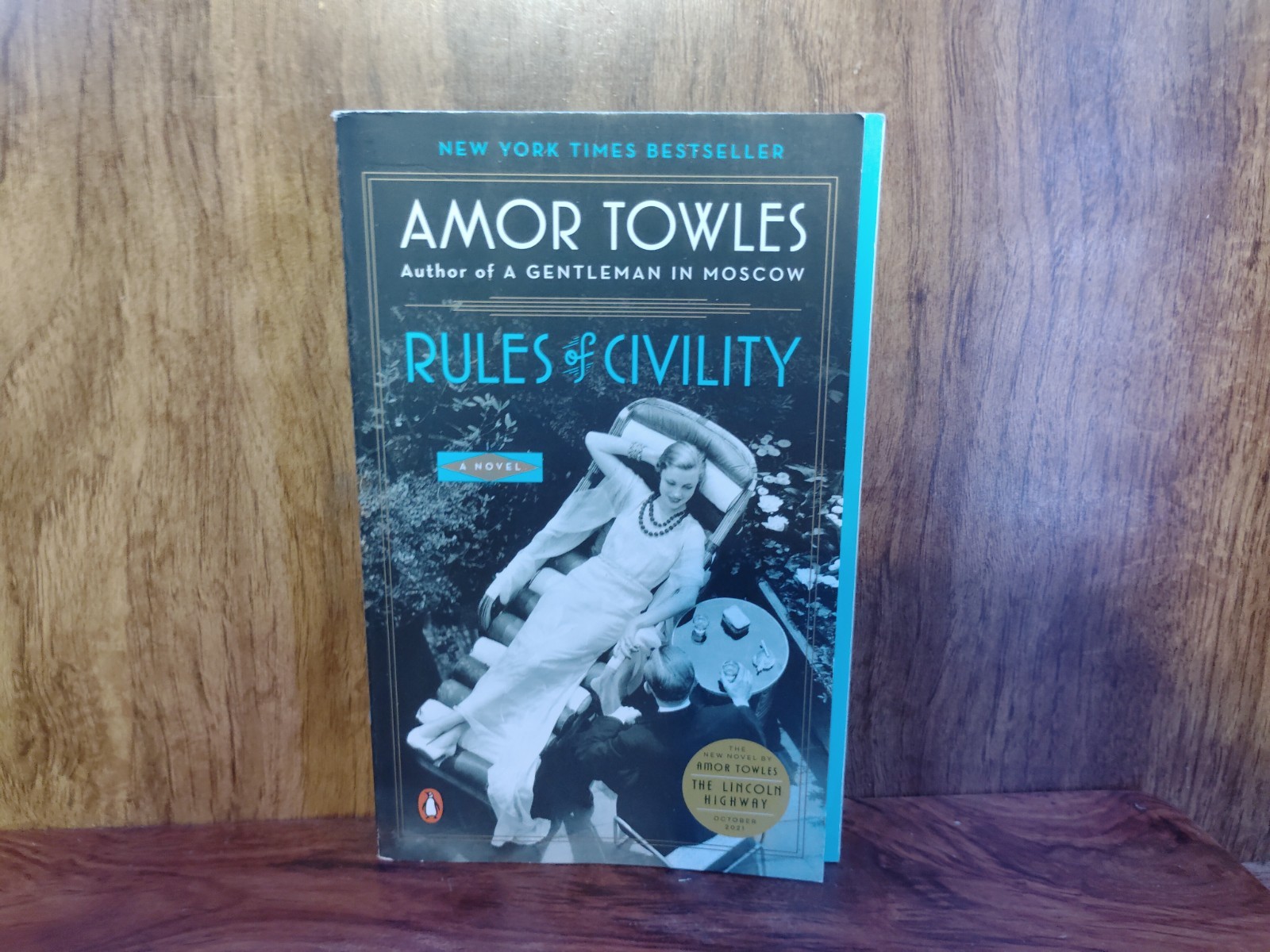 Rules of Civility Amor Towles Penguin Books Paperback Novel NYT Bestseller