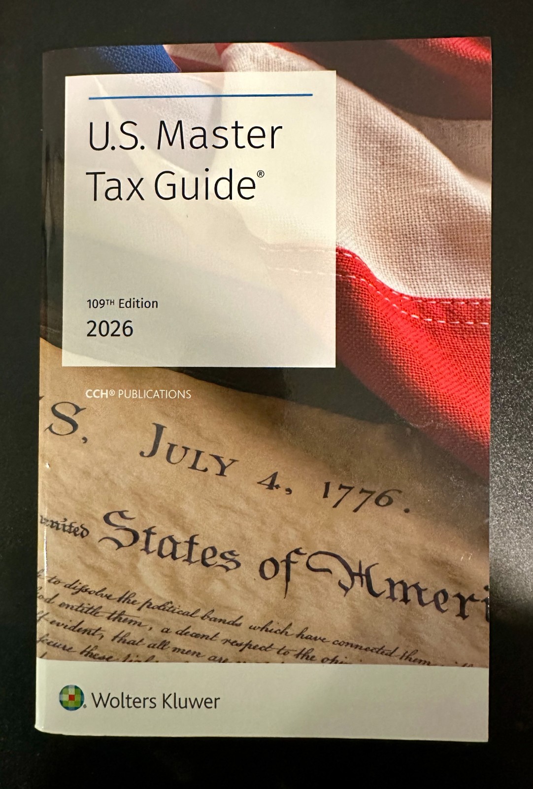 2026 U.S. MASTER TAX GUIDE 19th Edition (Wolters Kluwer, Paperback)