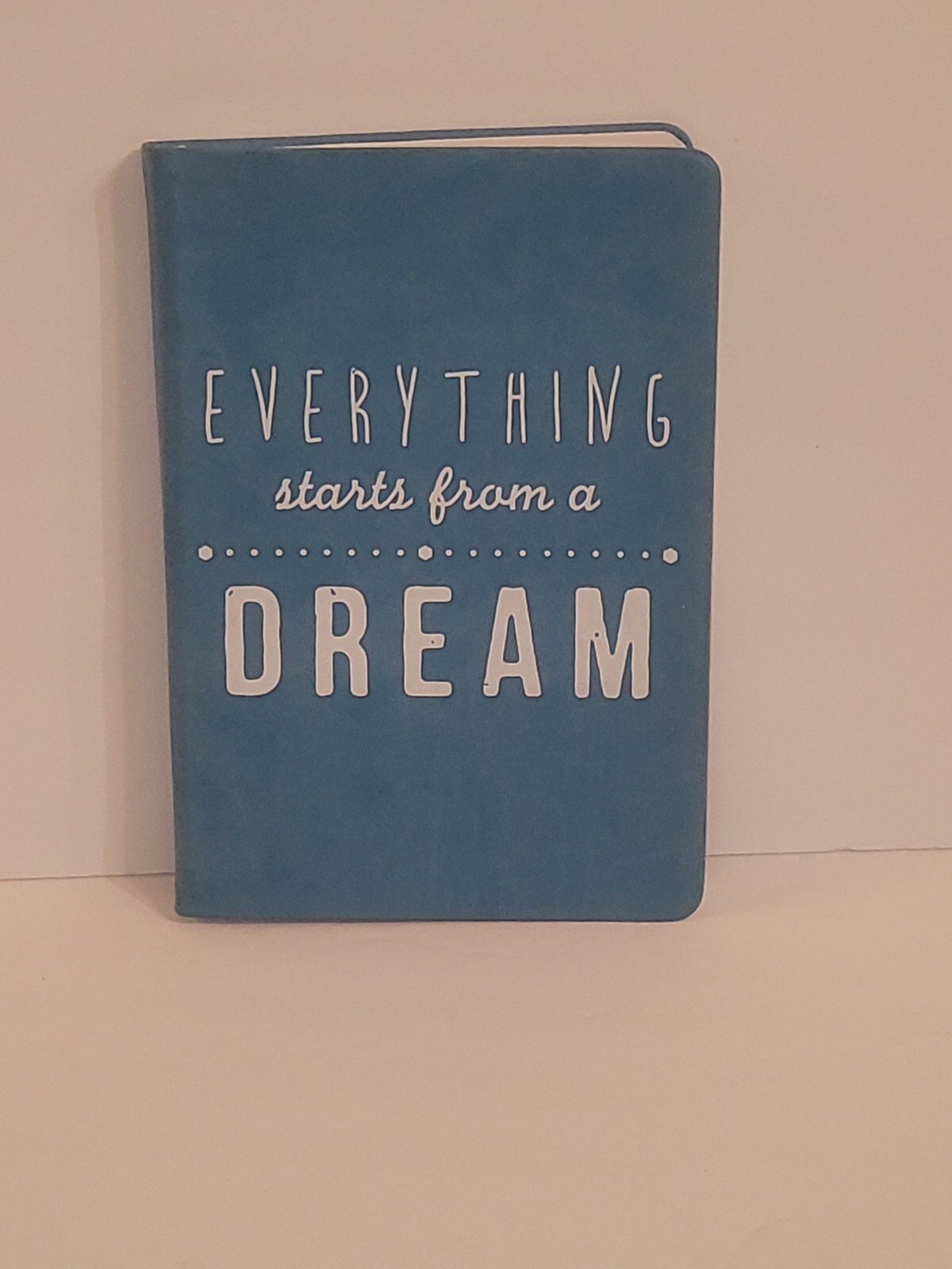 L. Blue Everything Starts From a Dream Journal, 8.25 x 5.75 in., 236 Lined Pgs.