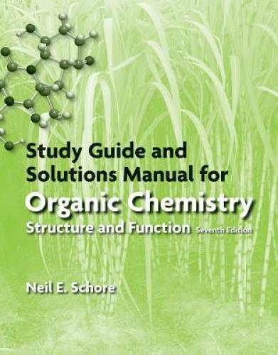 Study Guide/Solutions Manual for Organic Chemistry – Paperback – GOOD