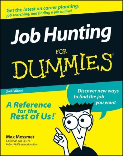 Job Hunting for Dummies, 2nd Edition, Messmer, Max, Good Book