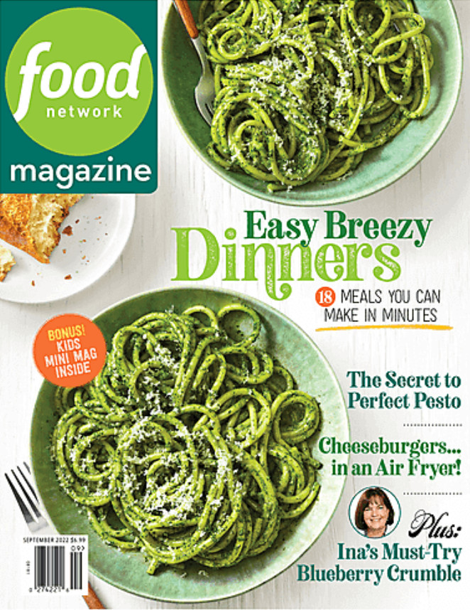 FOOD NETWORK MAGAZINE | SEPT 2022 VOL. 15 NO. 5 | EASY BREEZY DINNERS