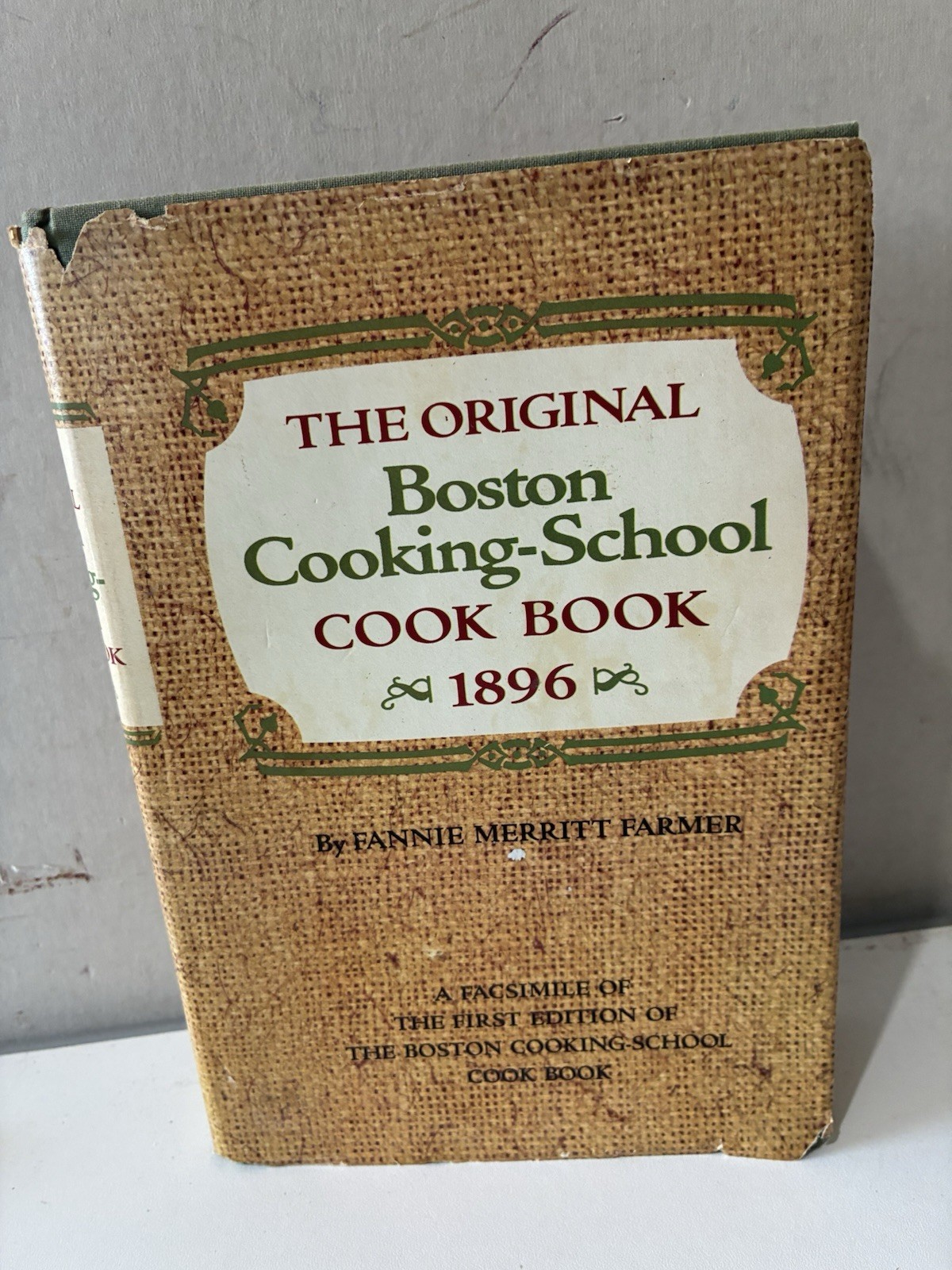The Original Boston Cooking-School Cook Book 1896 HC 1973