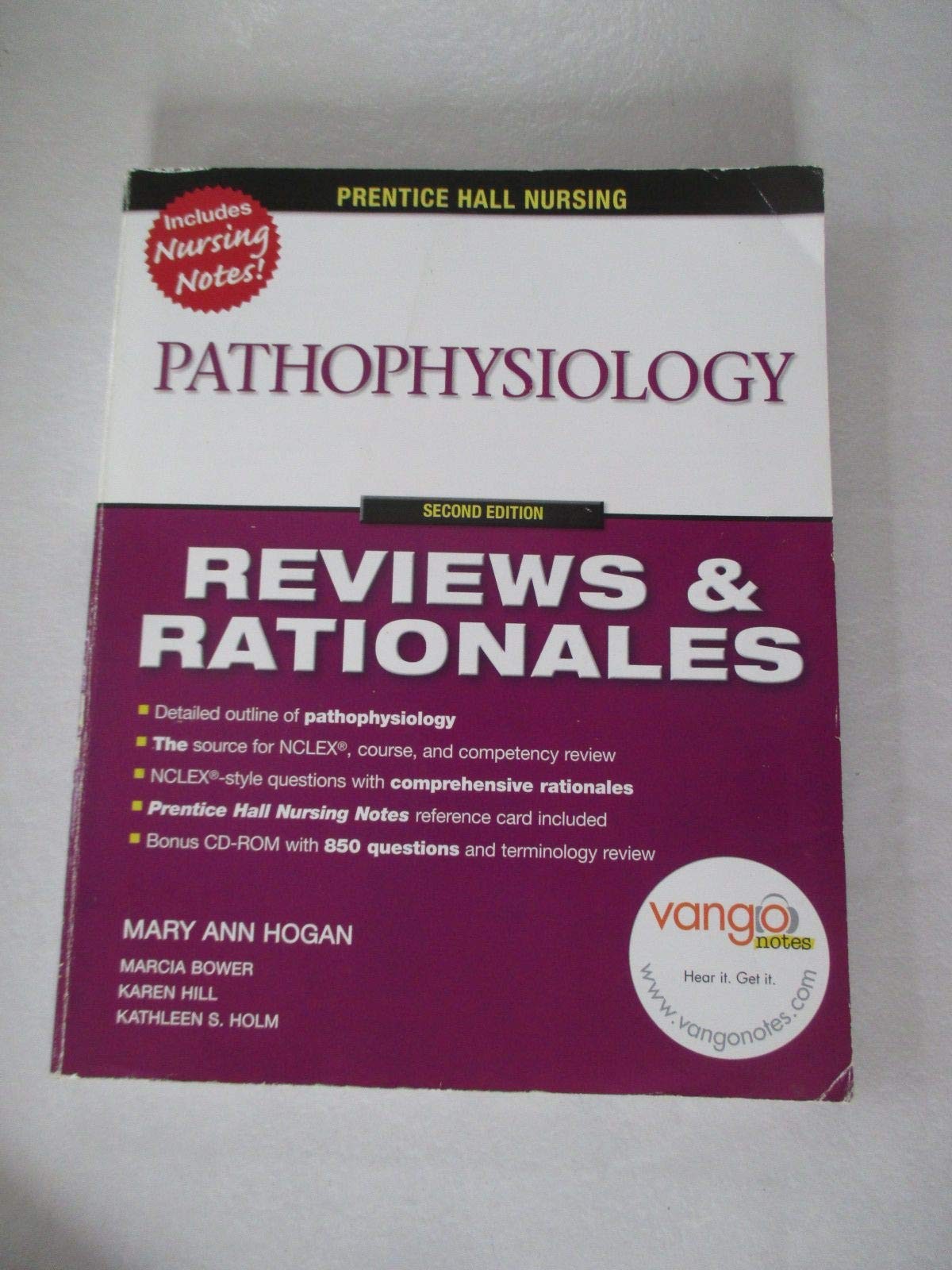 Pearson Reviews & Rationales Pathophysiology by Mary Ann Hogan
