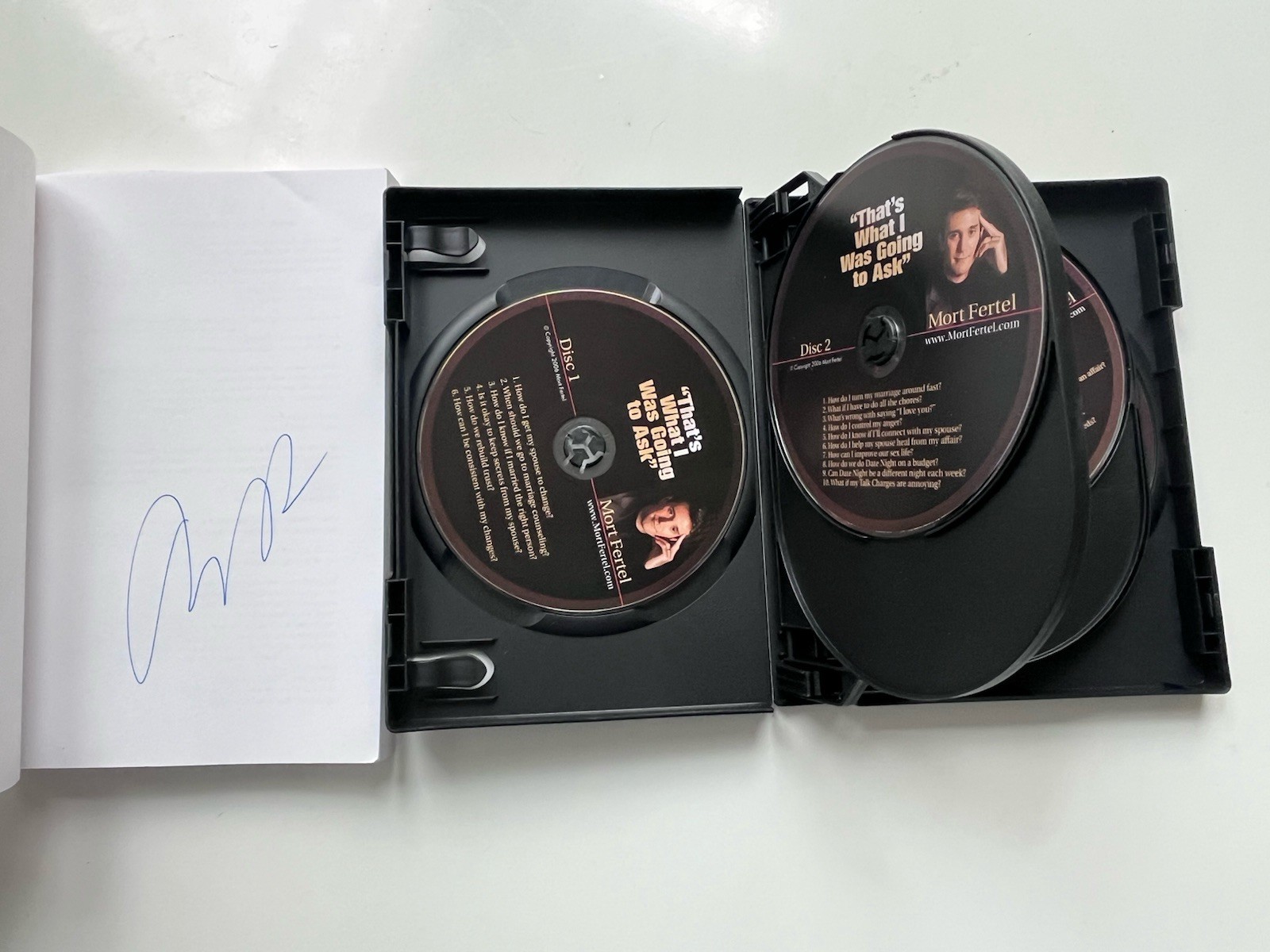 Mort Fertel Marriage Fitness Book Signed By Author, 7 CD Course, 8 Q&A CD SET