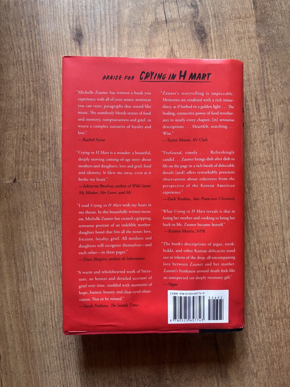 Crying in H Mart : A Memoir by Michelle Zauner (2021, Hardcover)