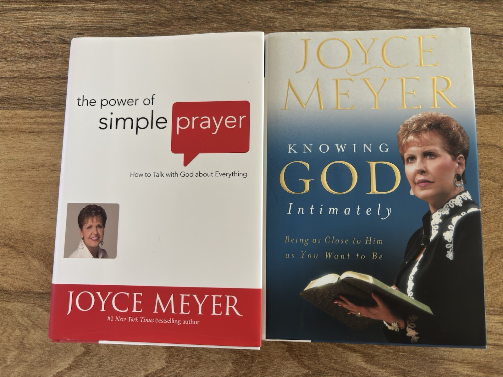 Joyce Meyer Book Bundled Knowing God Intimately & The Power of Simple Prayer HC