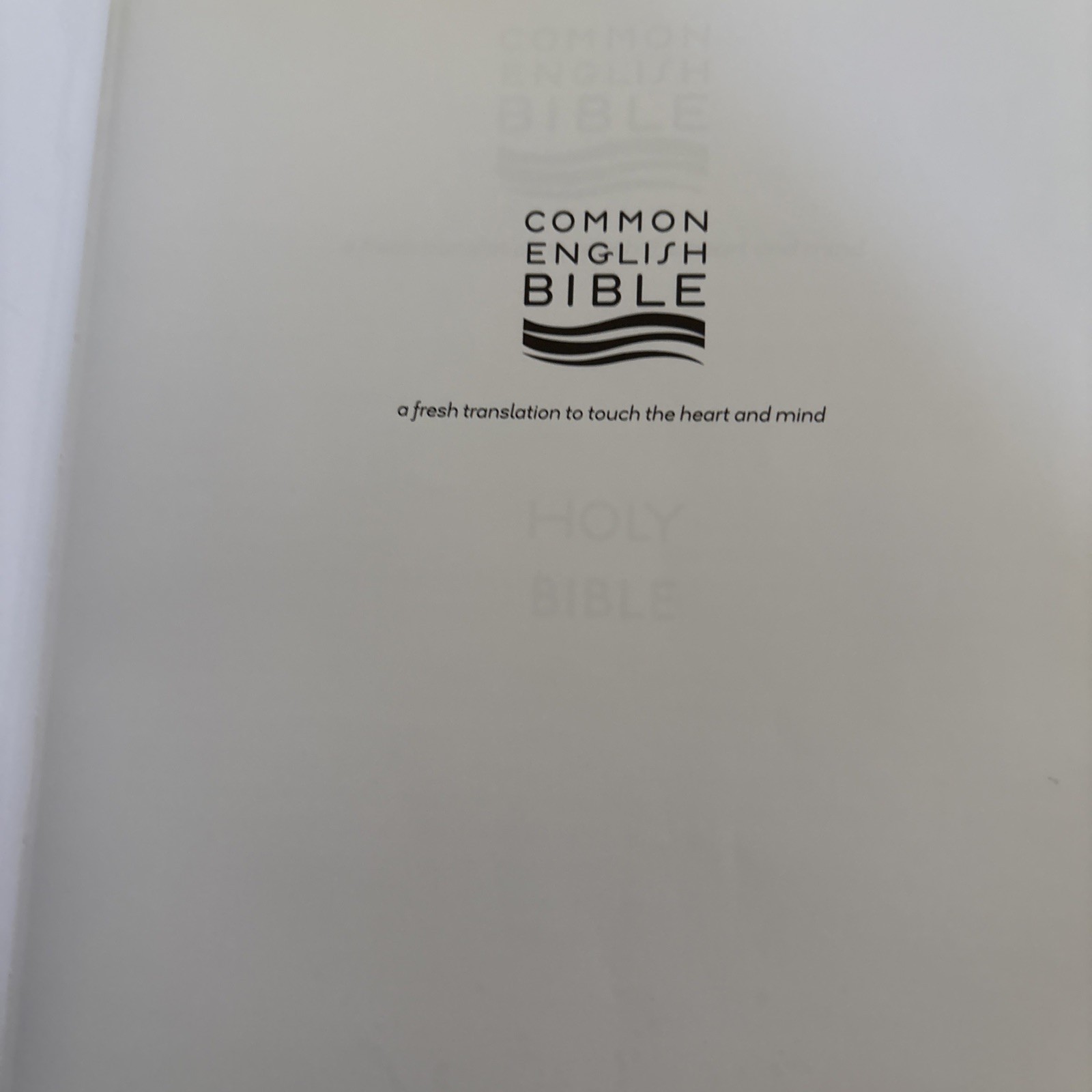 CEB Common English Reference Bible, Bonded Leather Black Holy Bible