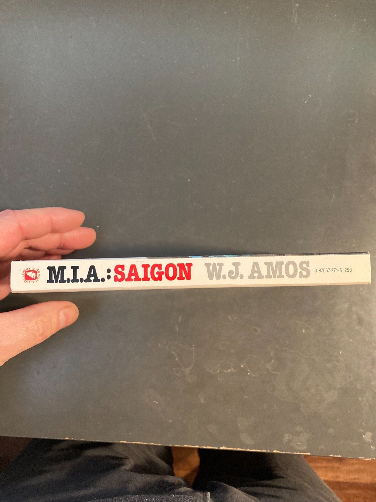 M.I.A.: SAIGON – W.J. Amos – FIRST EDITION Holloway House Blaxploitation Sleaze