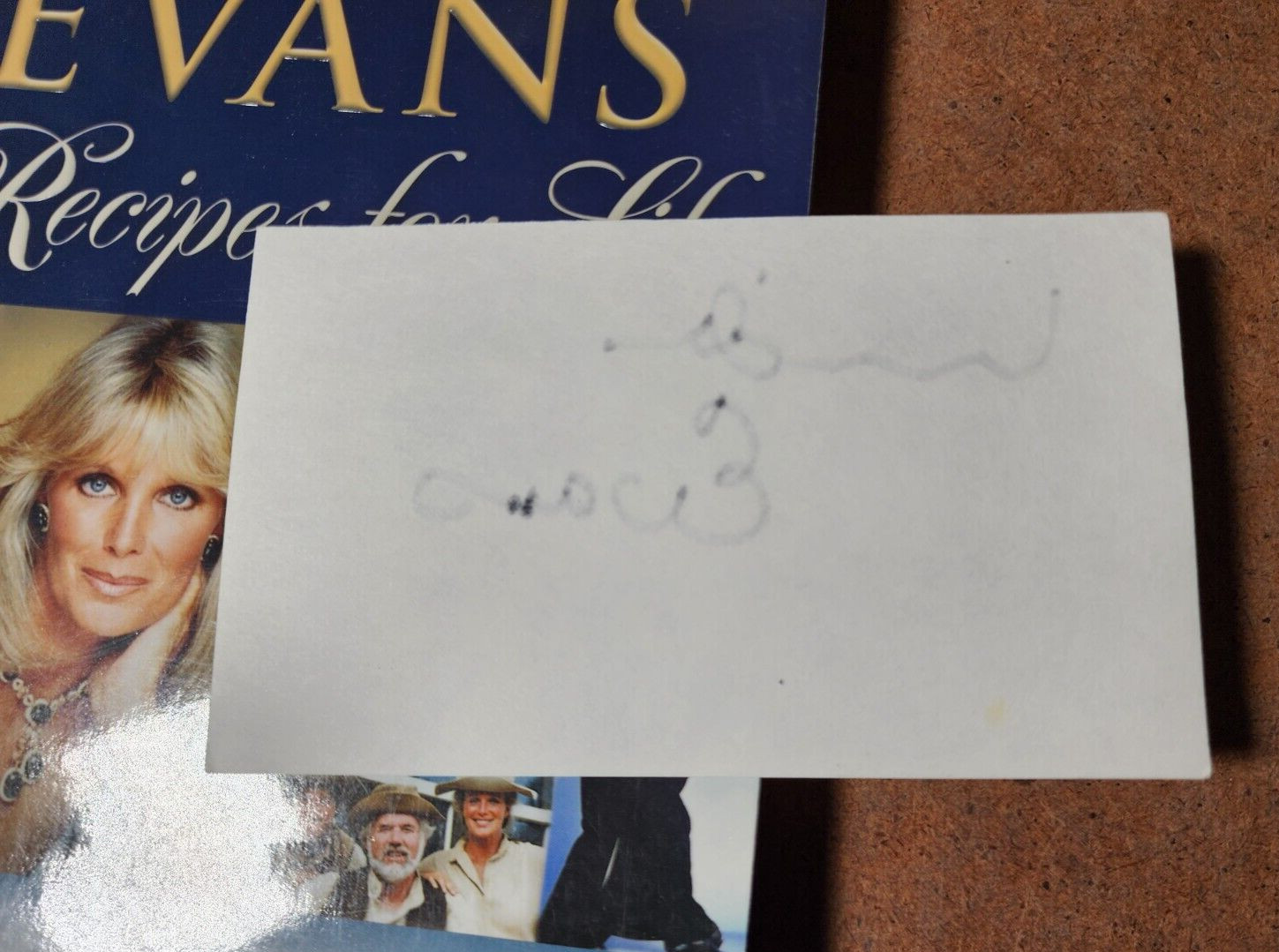 RECIPES FOR LIFE : My Memories by LINDA EVANS – Book & Autograph of Linda Evans
