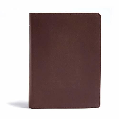 CSB He Reads Truth Bible, Brown Genuine Leather – Holman Bible Publishers