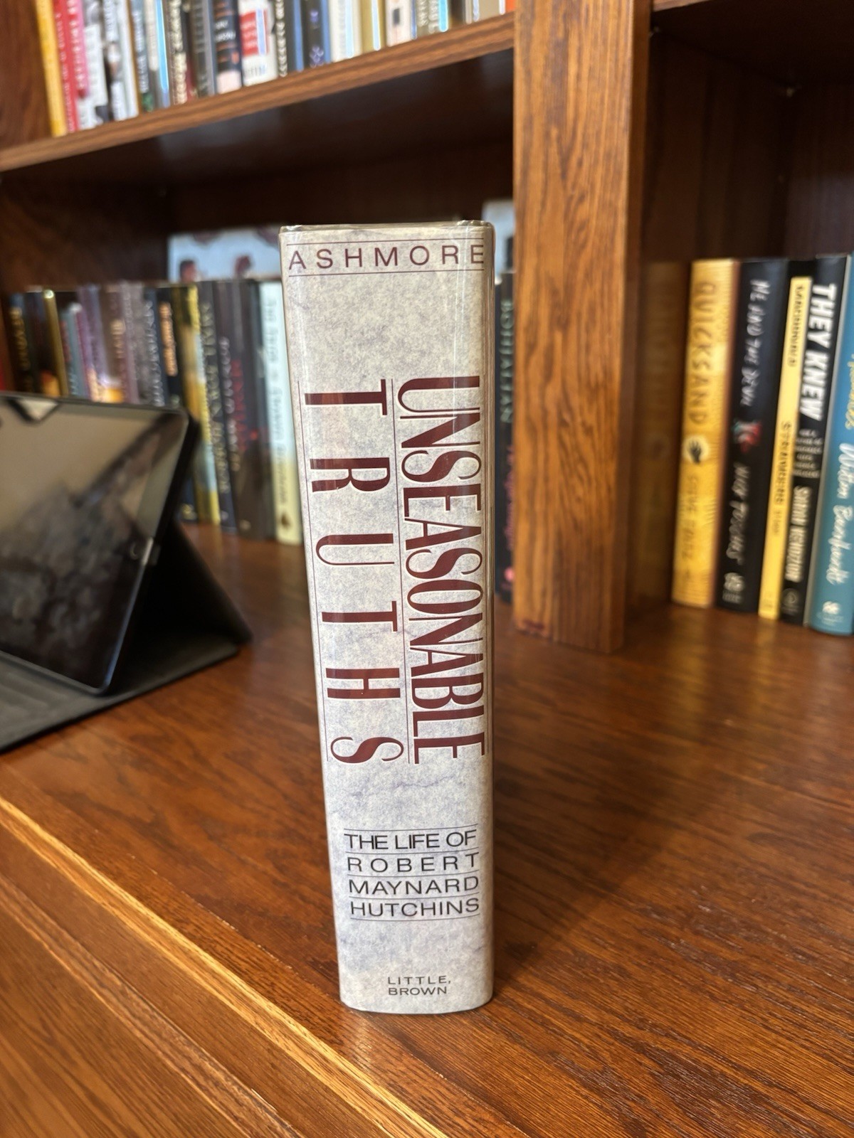Unreasonable Truths. Harry Ashmore. 1st HC Ptg. LB 1989 Near Fine
