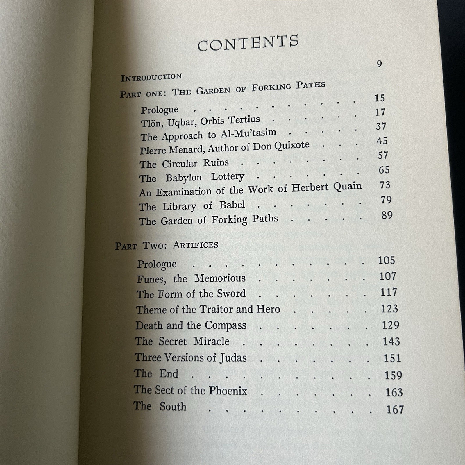 Ficciones Jorge Luis Borges 1962 Grove Press 3rd Printing Trade Paperback