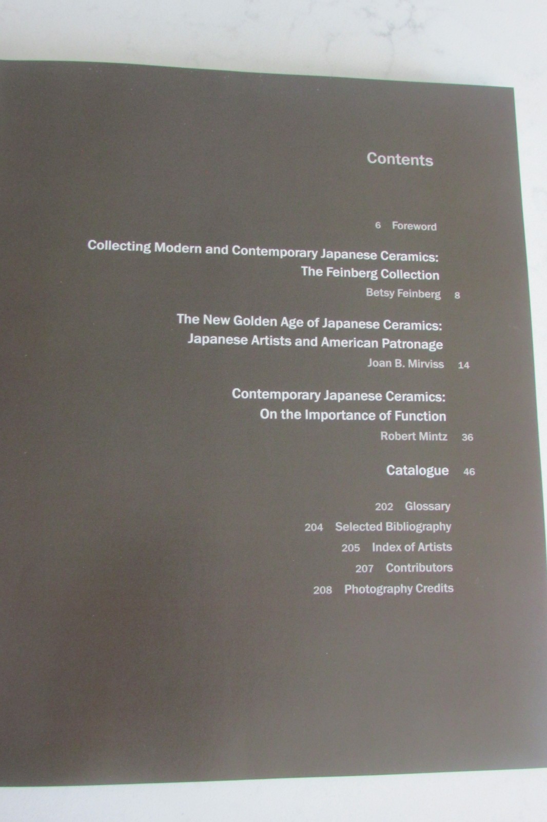 JAPANESE CERAMICS FOR THE TWENTY-FIRST CENTURY (Mintx) Feinberg Collection