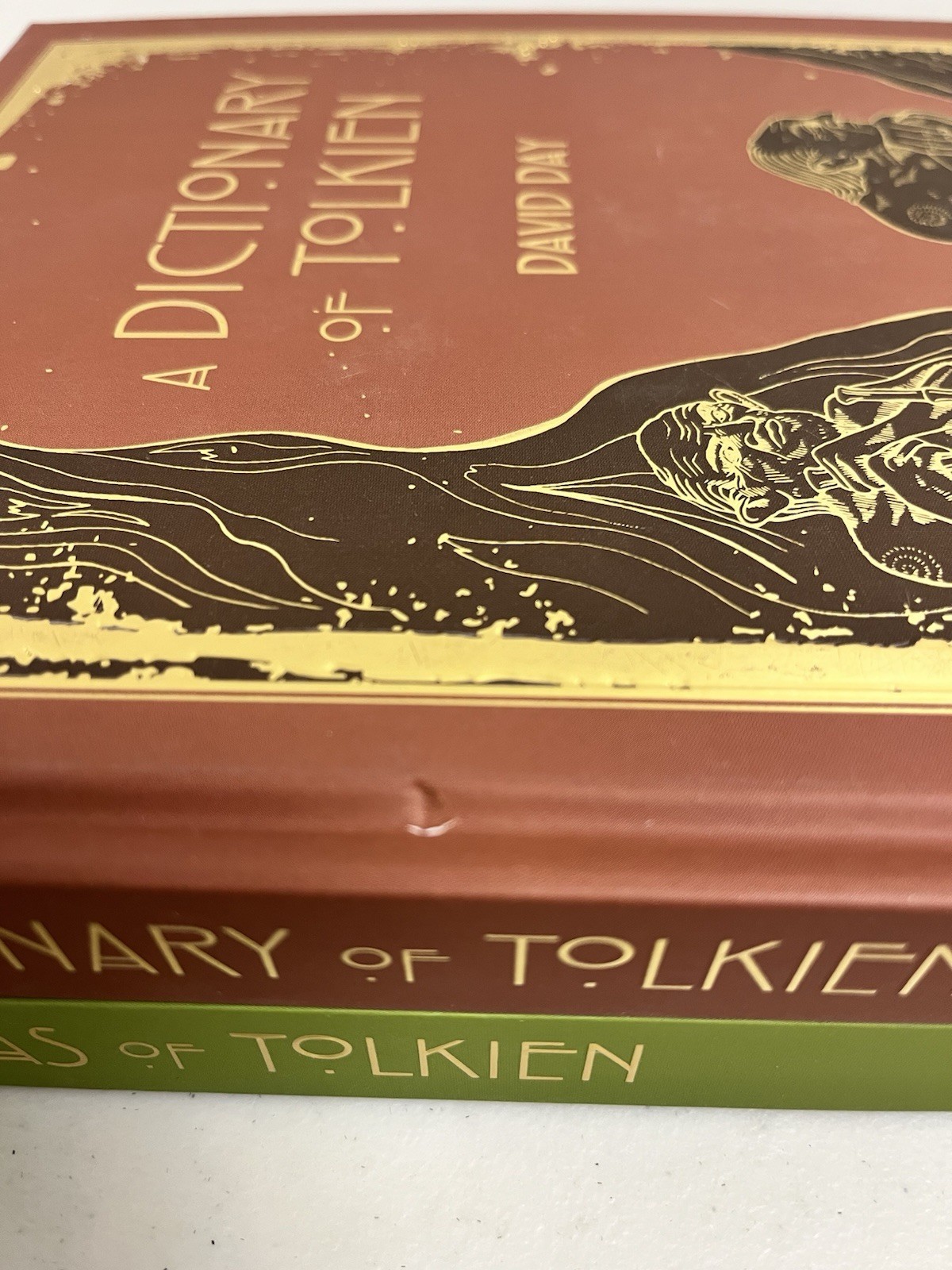An Atlas of Tolkien and a Dictionary of Tolkien By David Day LIKE NEW