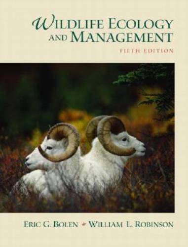 Wildlife Ecology and Management (5th Edition) – Paperback – GOOD