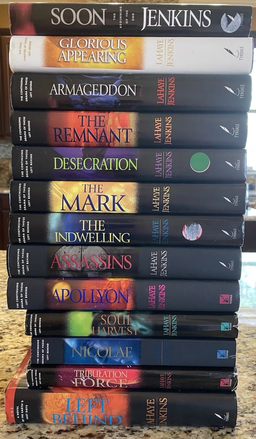 Left Behind Series Complete 12 Volume Mostly Hardcover Set – LaHaye And Jenkins