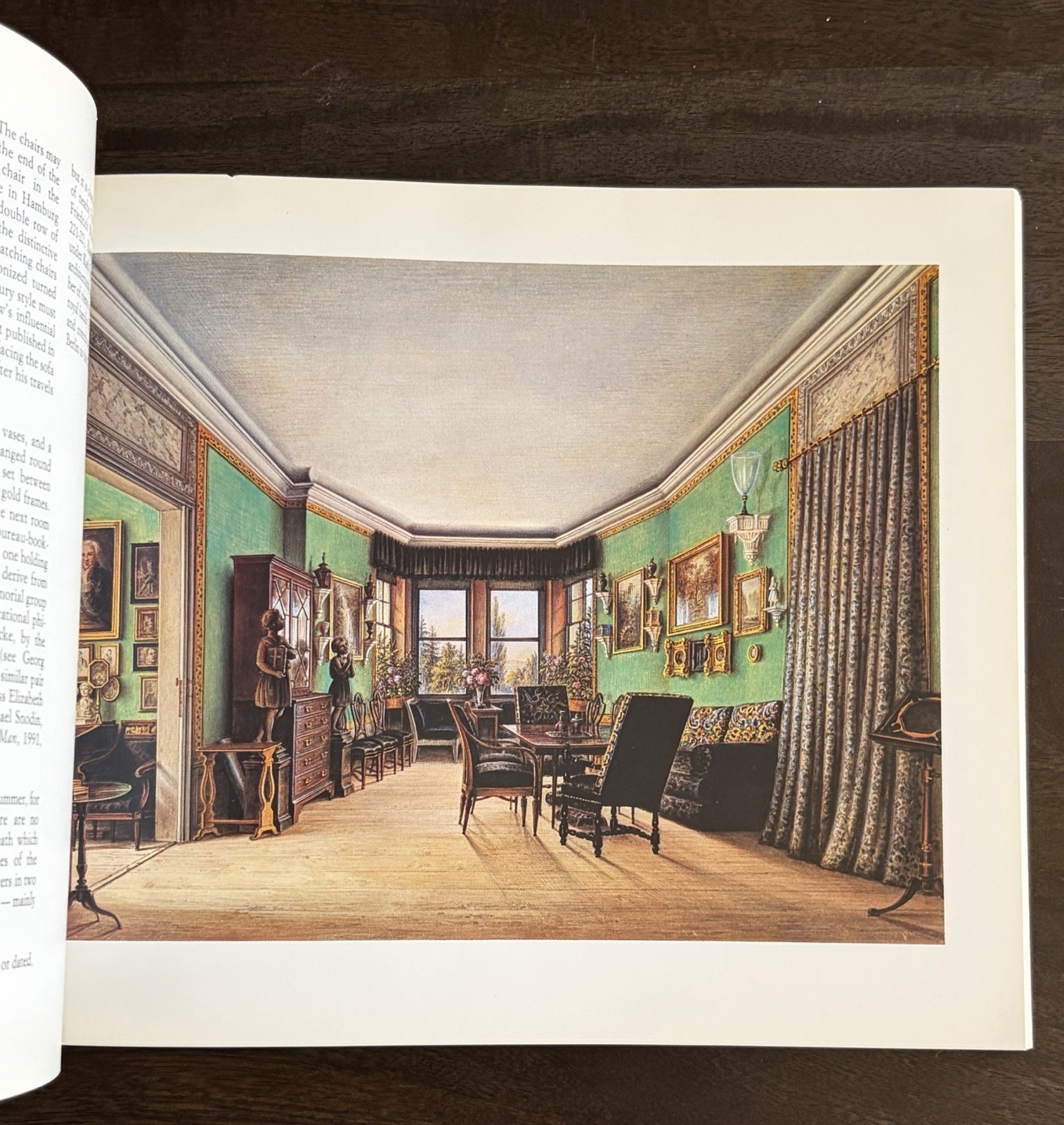 An Album of 19th Century Interiors Watercolors From Two Private Collections 1992