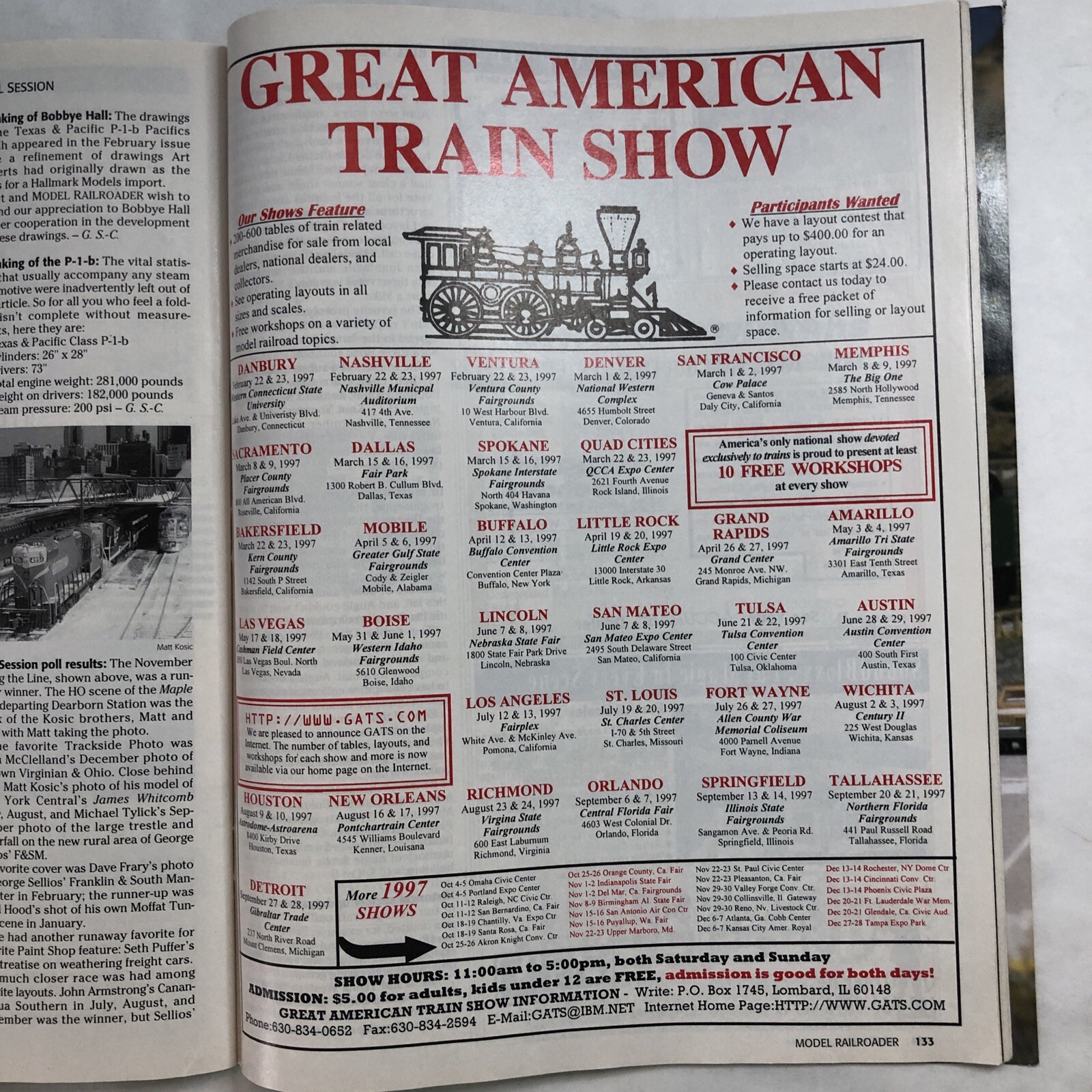 MODEL RAILROADER Magazines Apr 1997 MNRA Convention, July 1998 LOT-OF-2 AS SHOWN