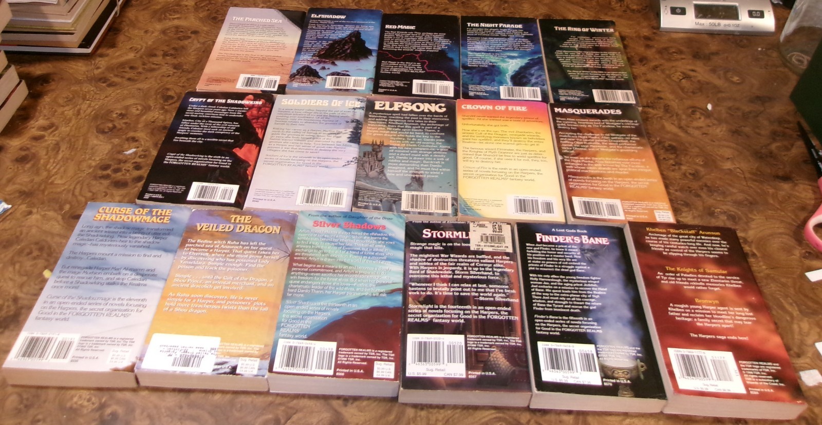 Complete Set of Forgotten Realms The Harpers Series Books 1-16 Lot