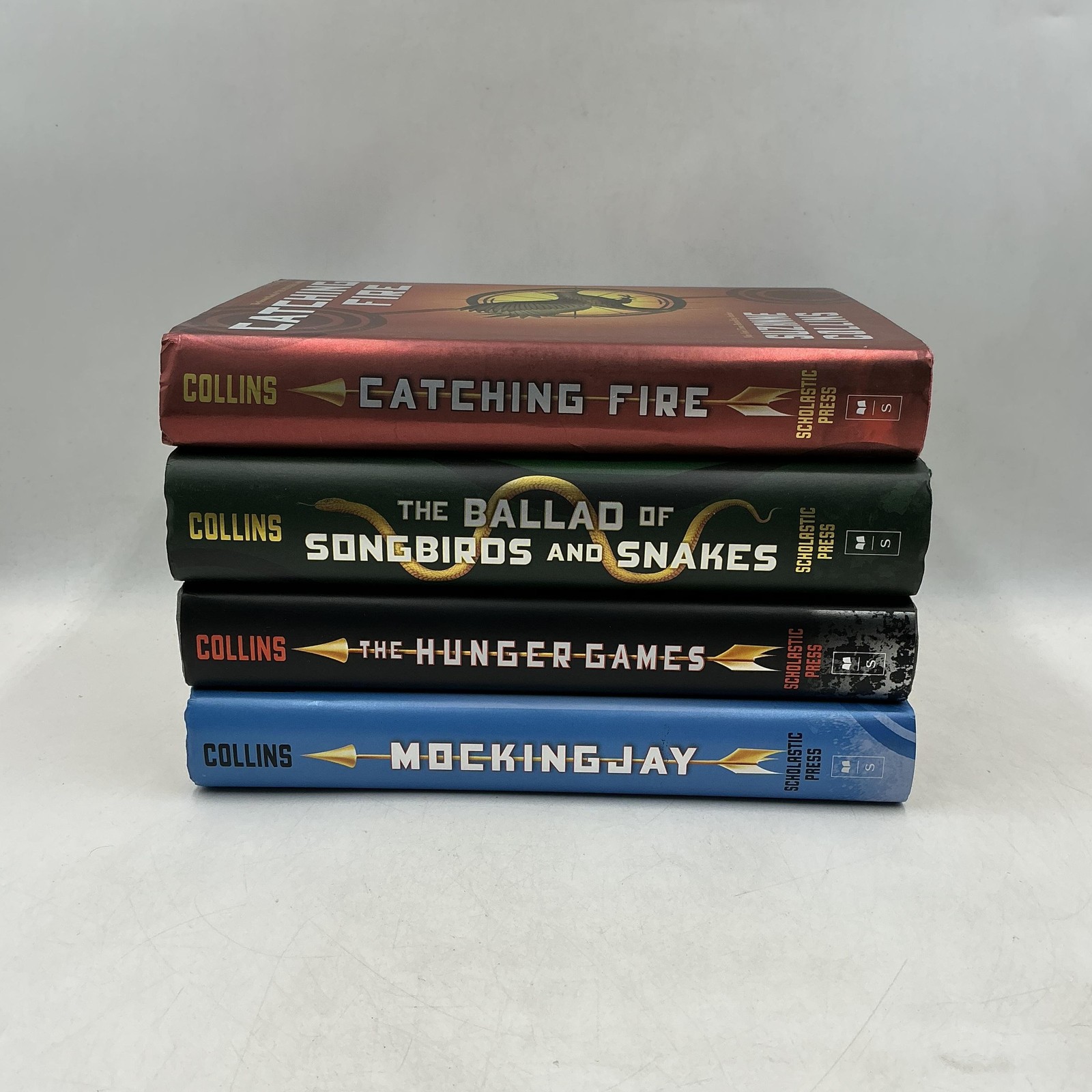 The Hunger Games Series Suzanne Collins 4 Hardcover Books Dust Jacket YA Set