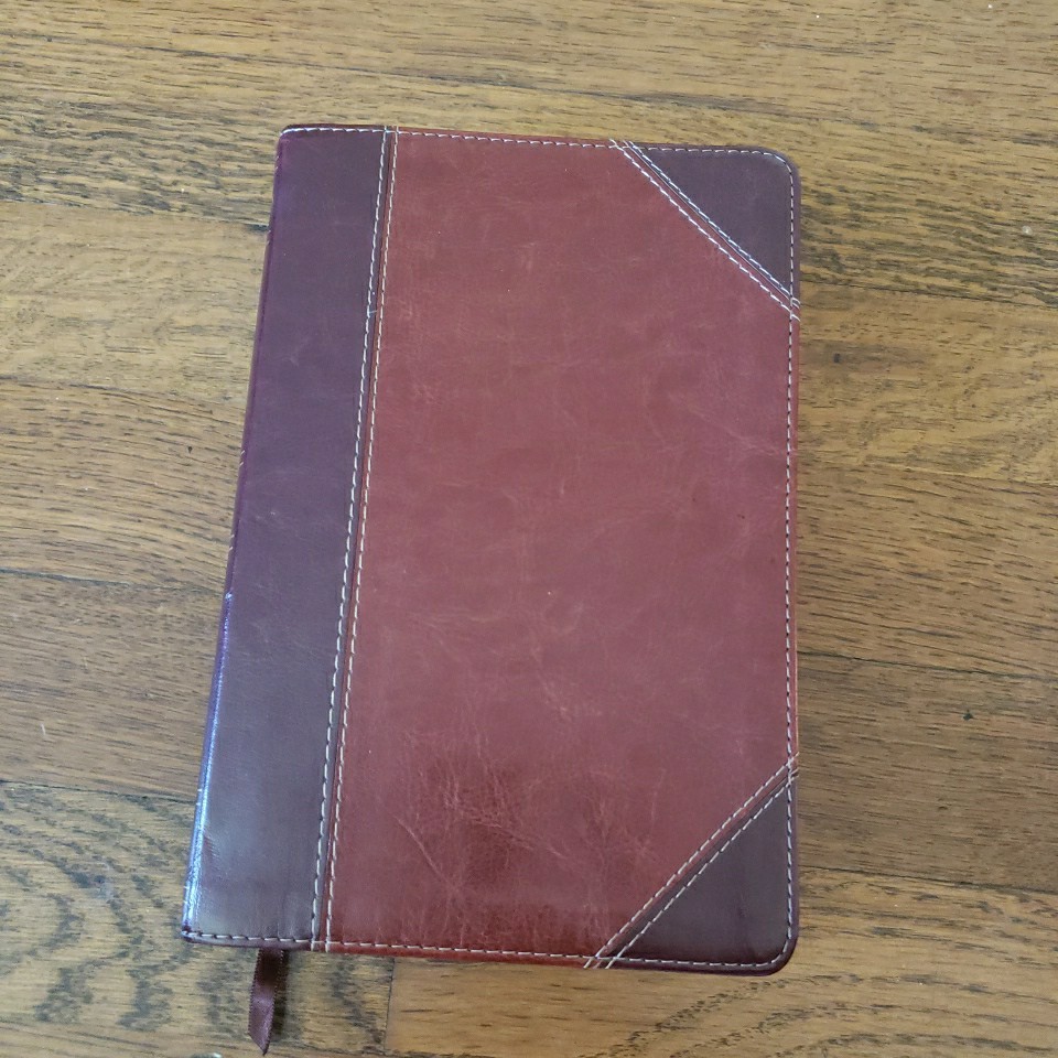 NKJV Holy Bible by Holman Soft Brown Leather Index Tabs Maps Red Letter