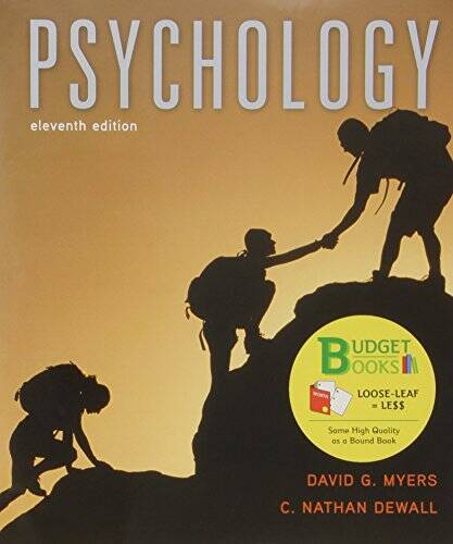Loose-leaf Version for Psychology – Loose Leaf By Myers, David G – ACCEPTABLE