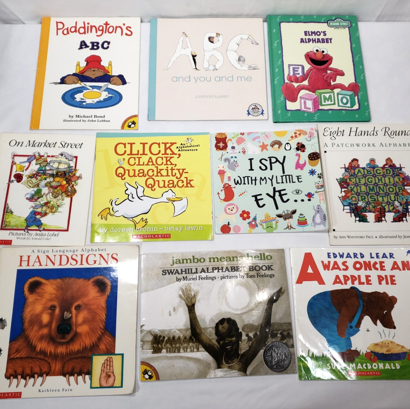 Kids Alphabet Books Lot Of 10 The ABCs Phonics Preschool Classroom Homeschool