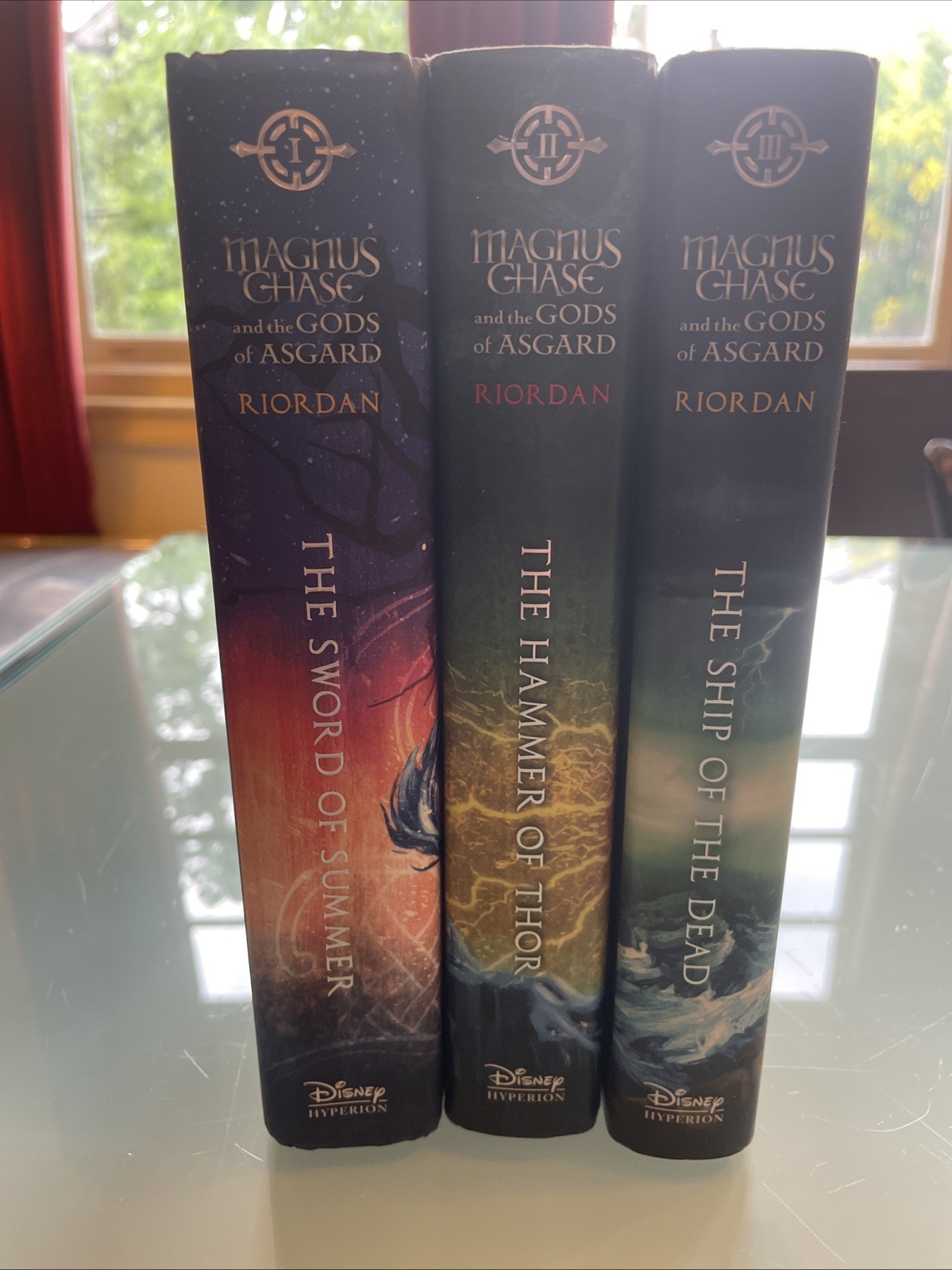 Magnus Chase and Gods of Asgard Rick Riordan Complete 3-Vol HC Set SummerReading