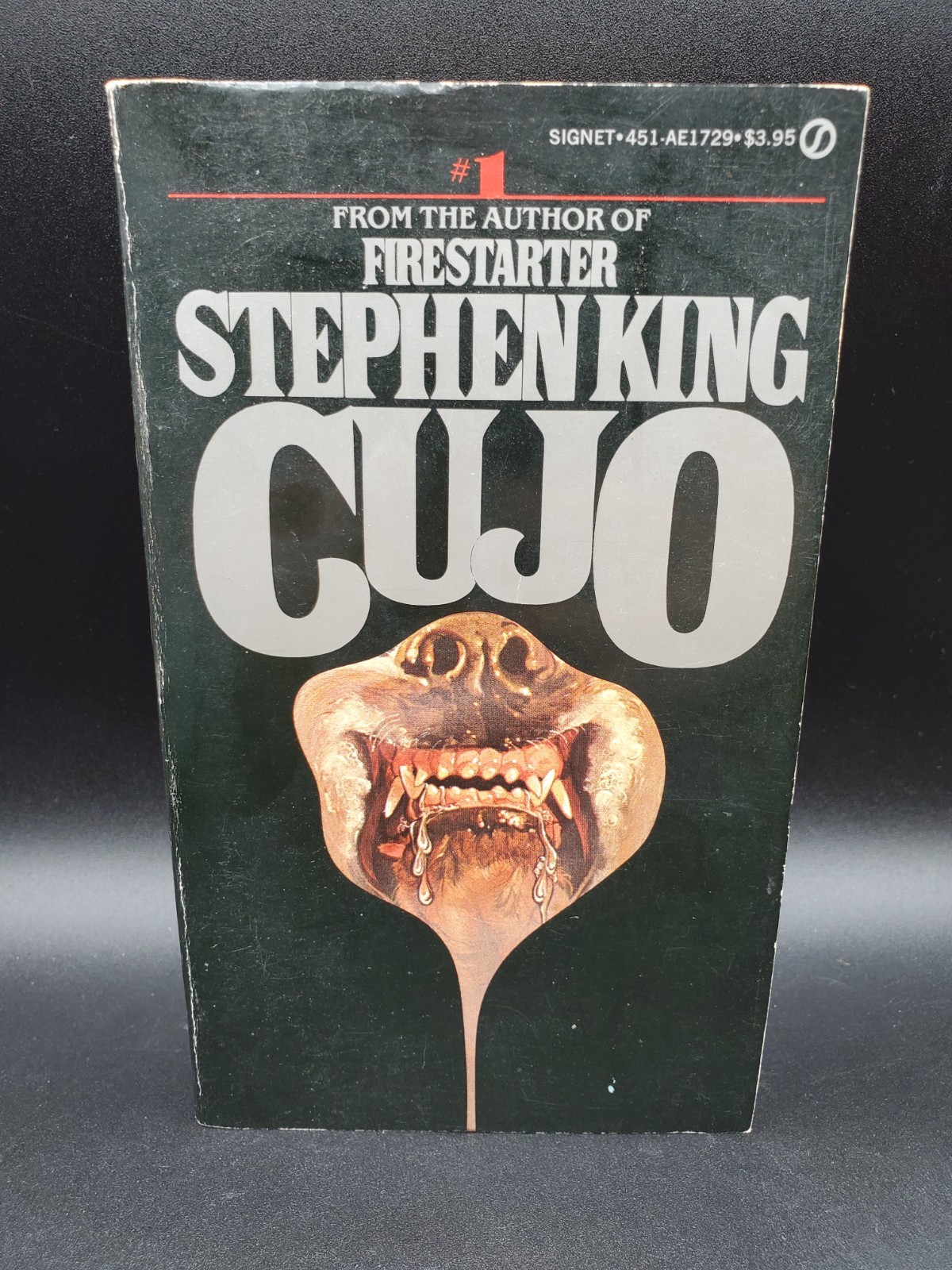 Cujo Stephen King Paperback PB First Signet Printing August 1982