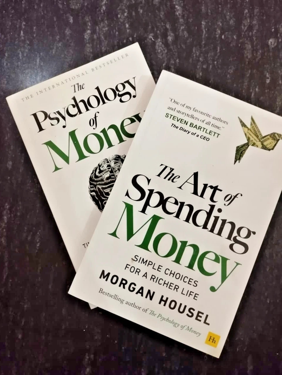 2 book set The Art of Spending Money & Psychology of Money Free Ship USA ITEM