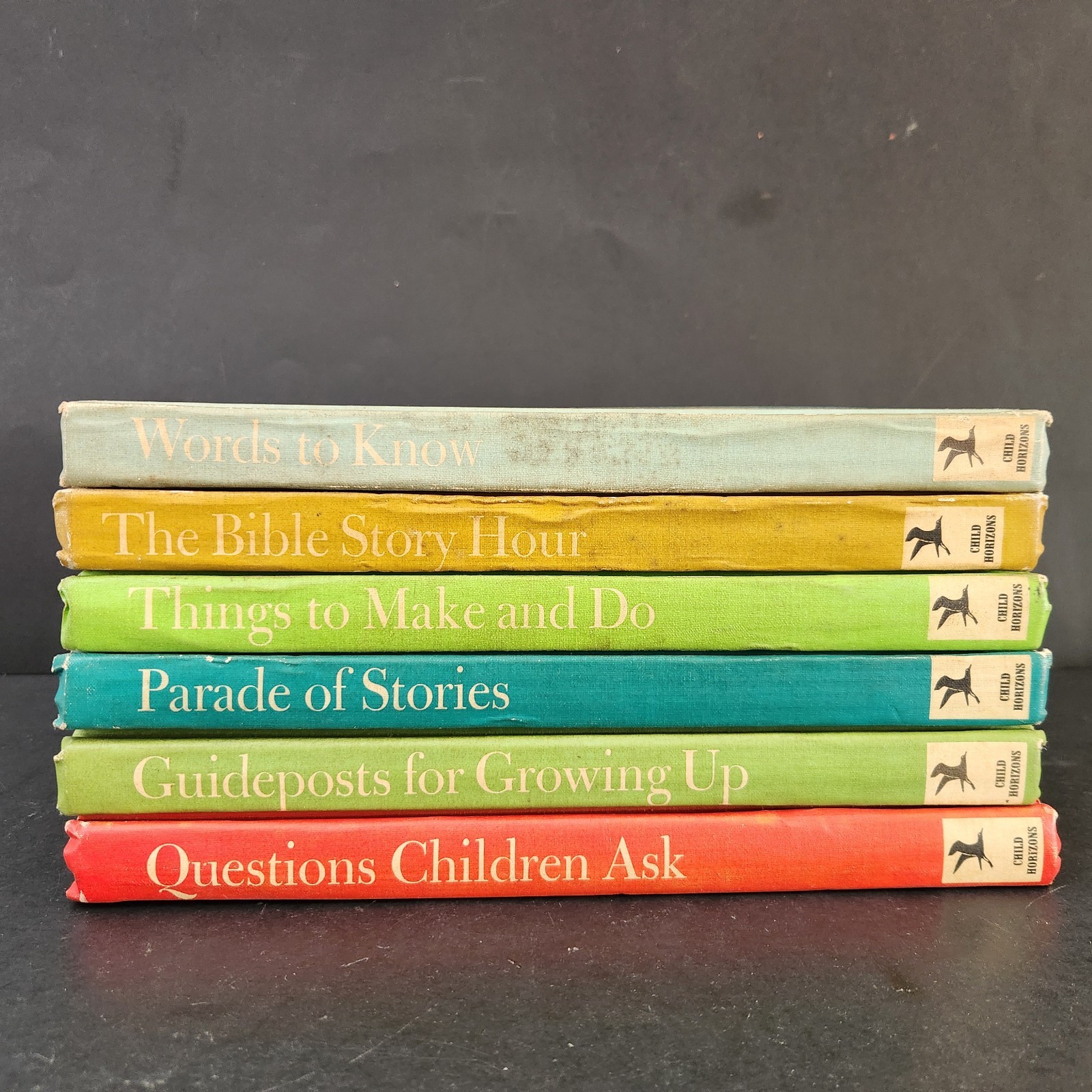Child Horizons lot of 6 vintage 70s kids books 1972 standard educational