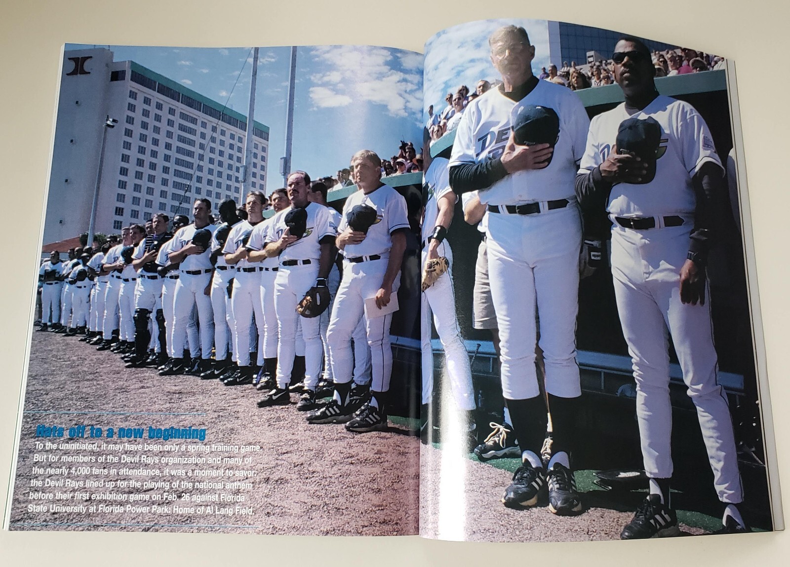 1998 Tampa Bay Devil Rays Bundle (Inaugural Program/Pocket Schedule/News) MLB
