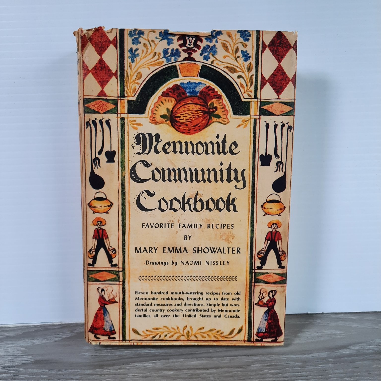 Mennonite Community Cookbook Showalter 1974 18th Printing Herald Press Recipes