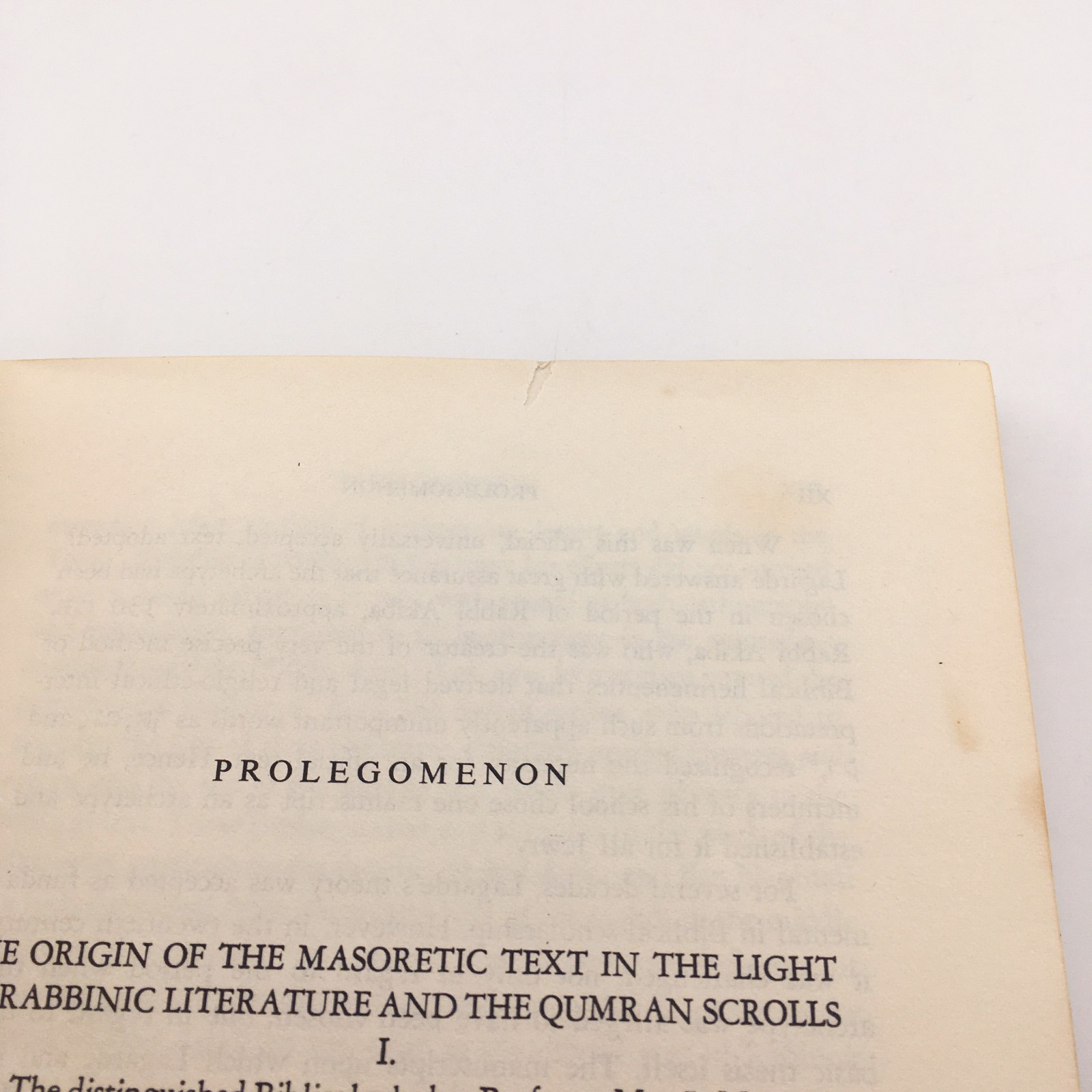 The Biblical Text In The Making A Study Of The Kethib-Qere By Robert Gordis 1971